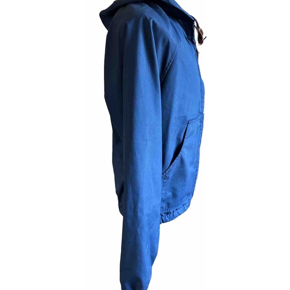 Woolrich Jacket Men’s M 6169 Navy Drawstring Hood WPL6635 USA Shacket NEW Vtg - Picture 5 of 12